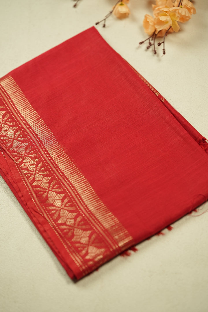 Linen Cotton Saree TSA0317