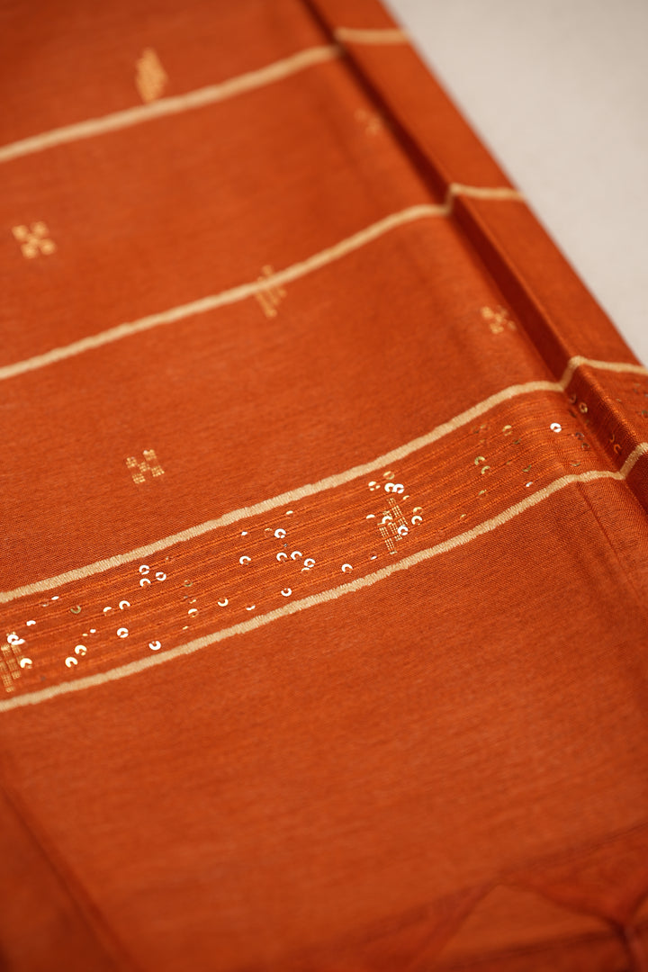 Linen Cotton Saree TSA859