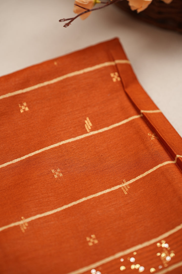 Linen Cotton Saree TSA859