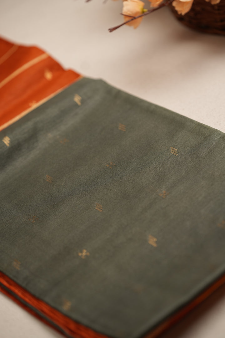 Linen Cotton Saree TSA859
