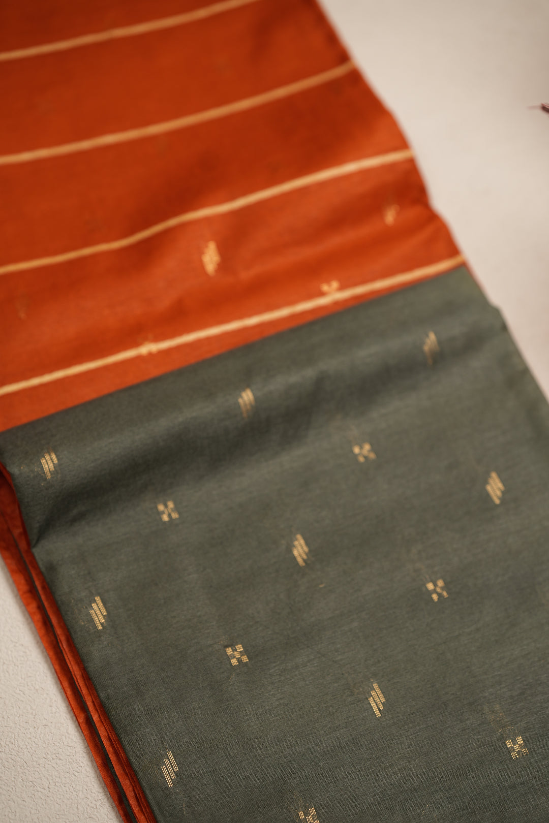 Linen Cotton Saree TSA859