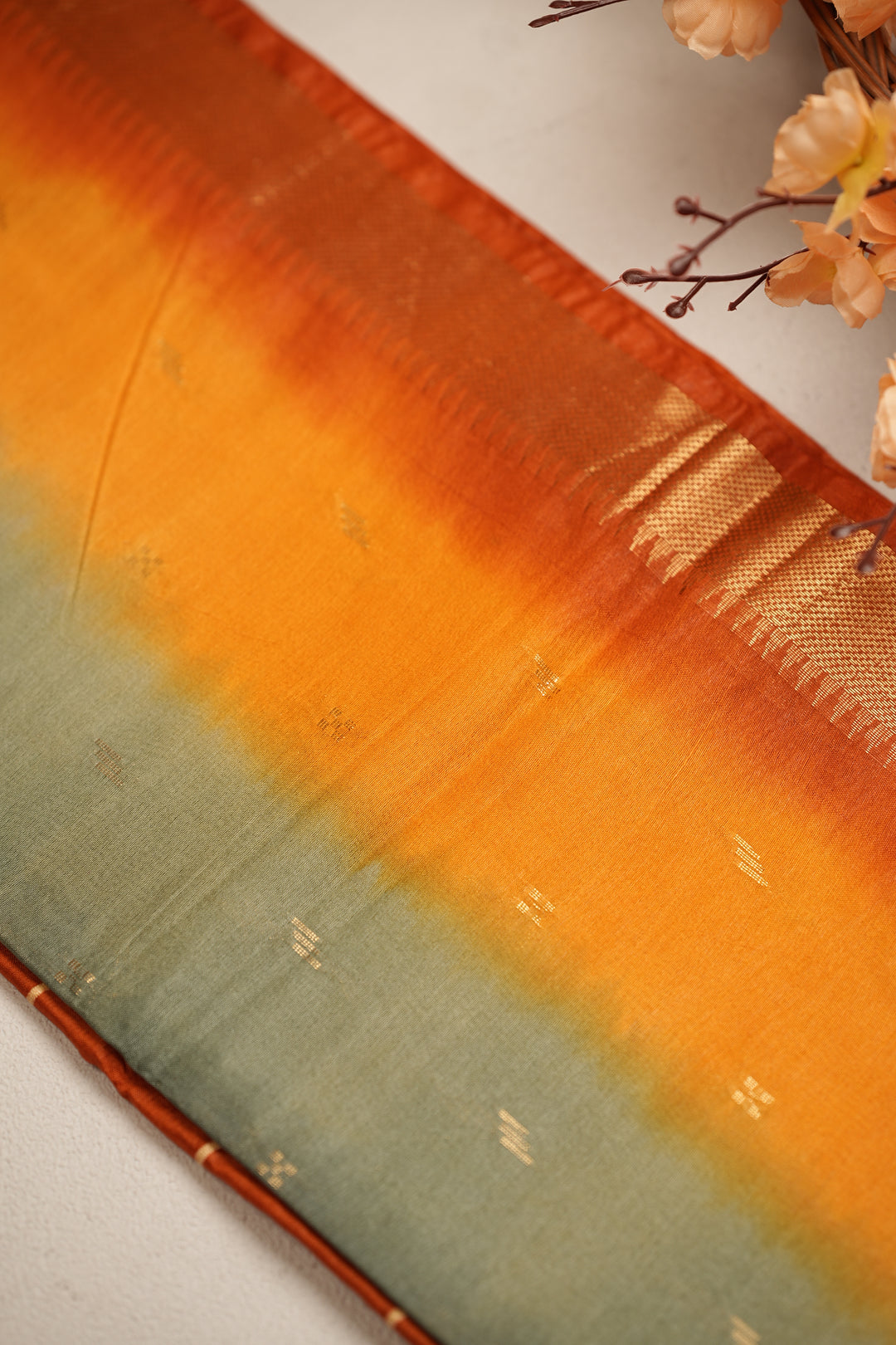Linen Cotton Saree TSA859