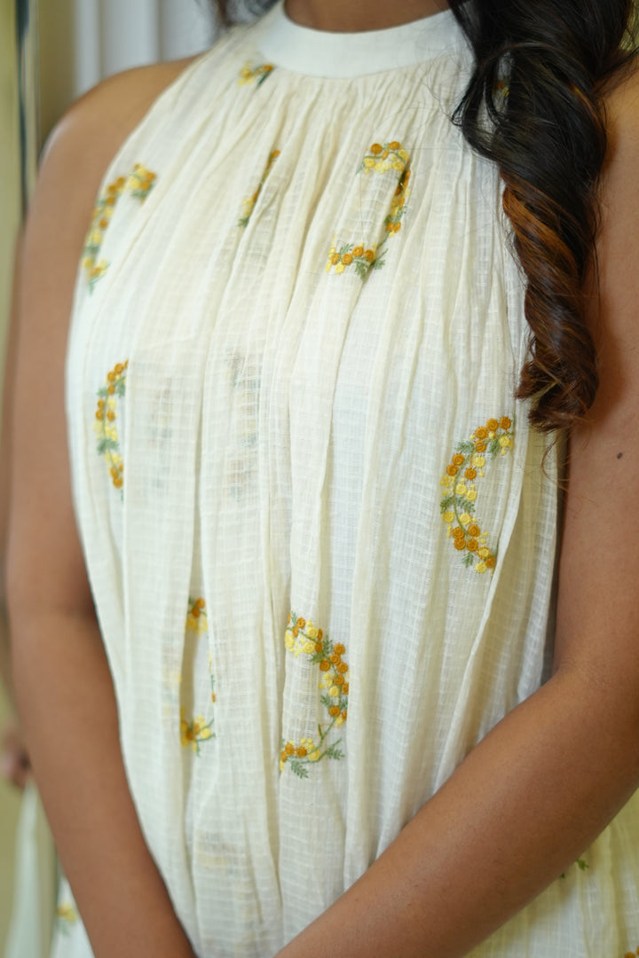 A-Line Gathered Kurta TKT1010