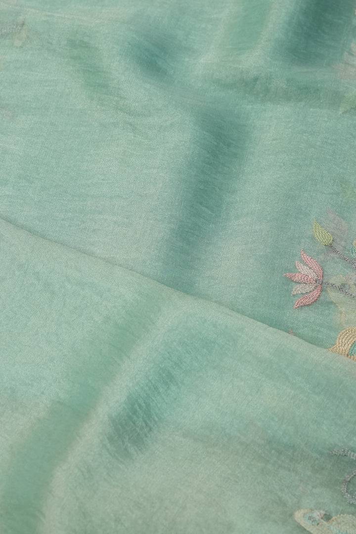 Crushed Organza Saree TSA0504
