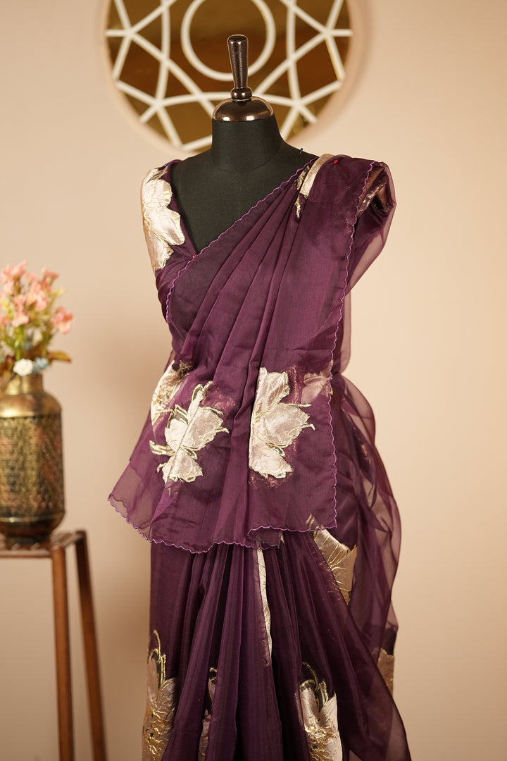 Organza Saree TSA0356