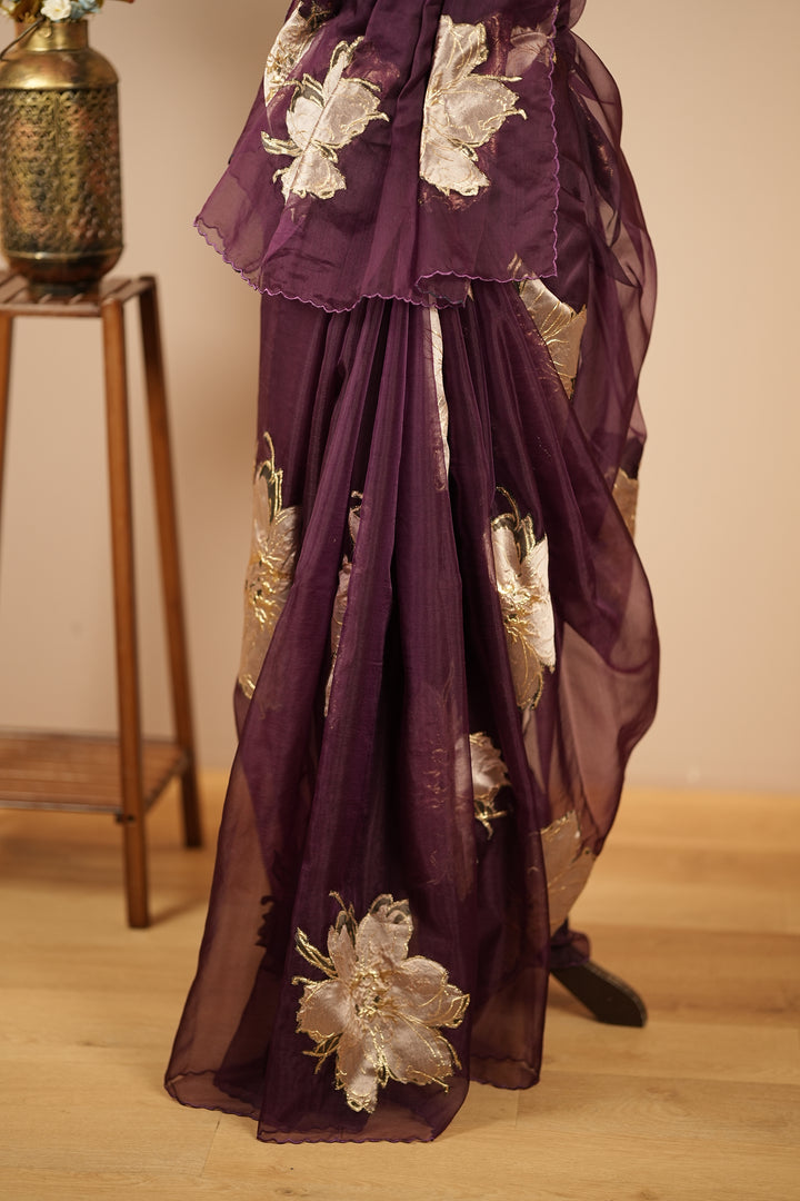 Organza Saree TSA0356