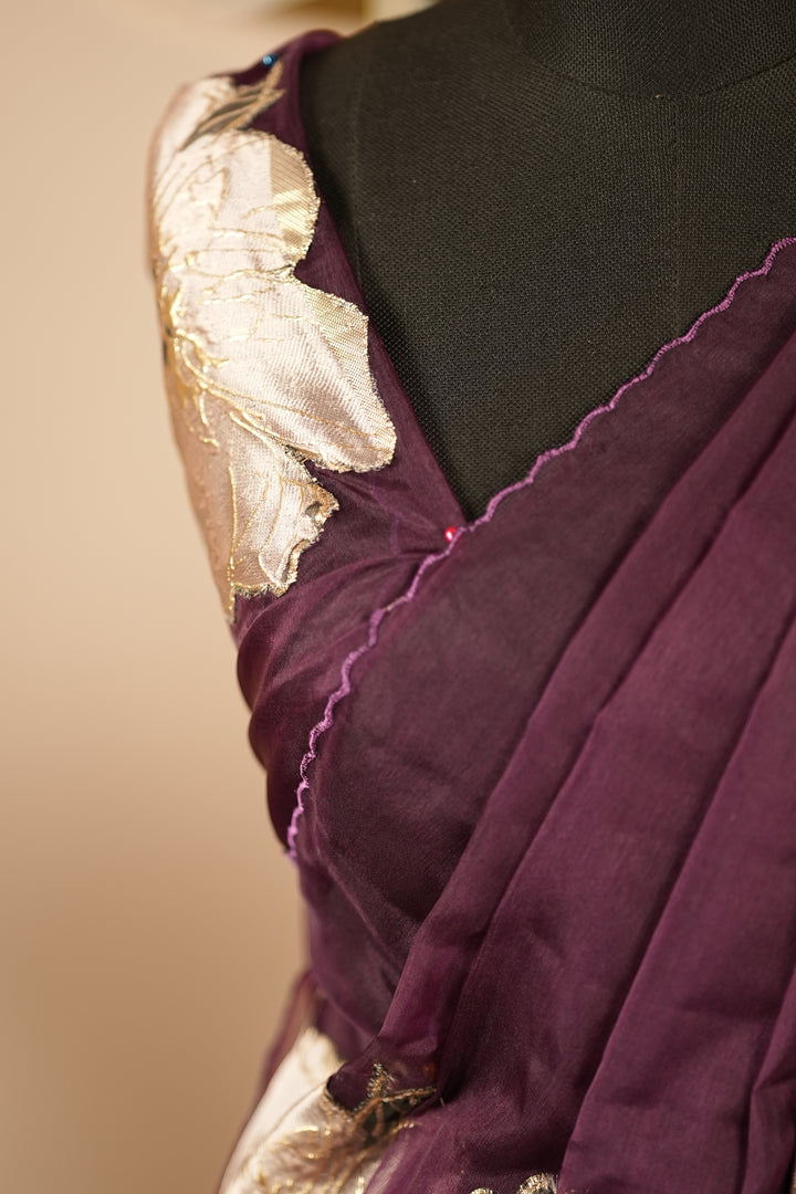 Organza Saree TSA0356