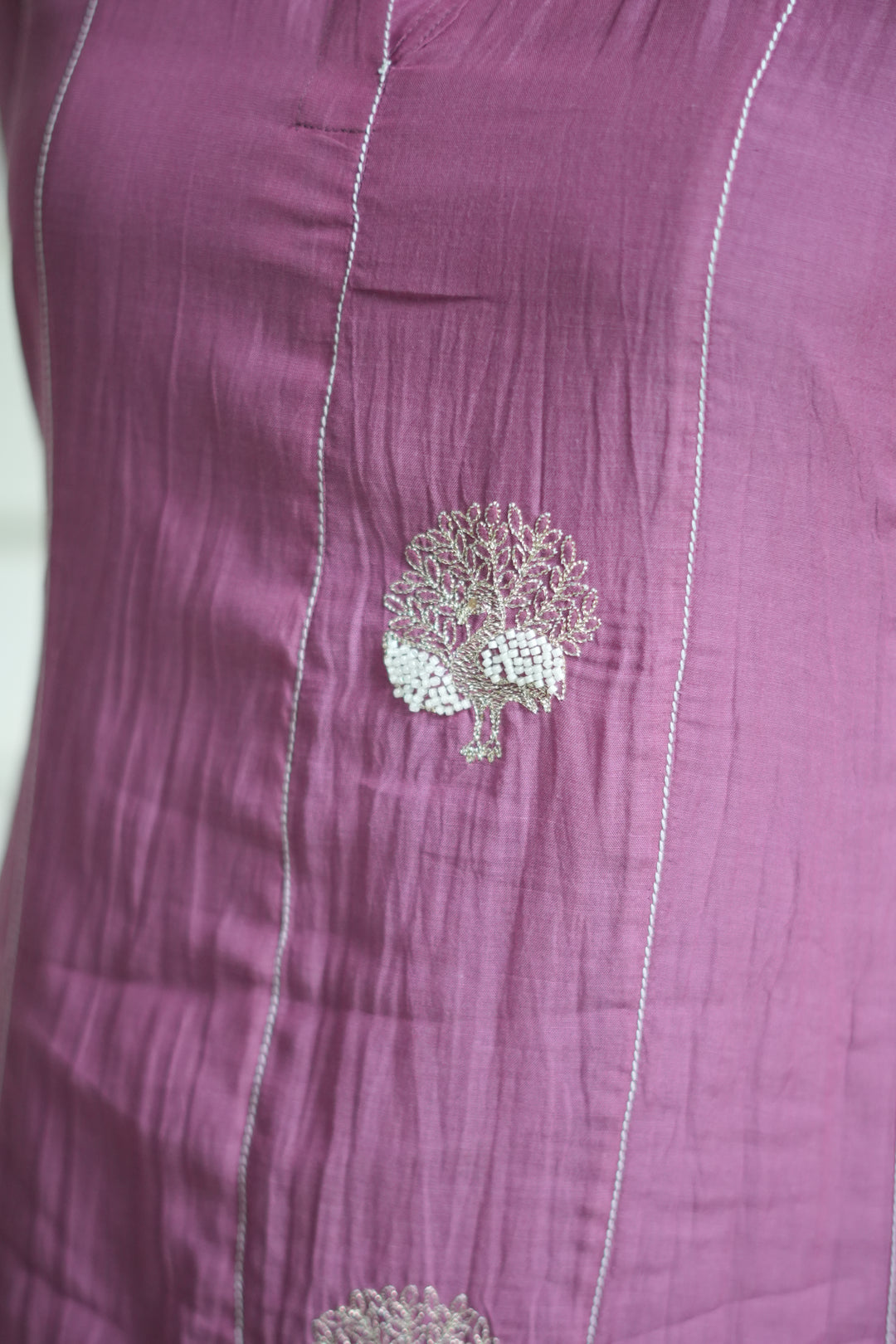 Chanderi Panel Dress  TKTA1017
