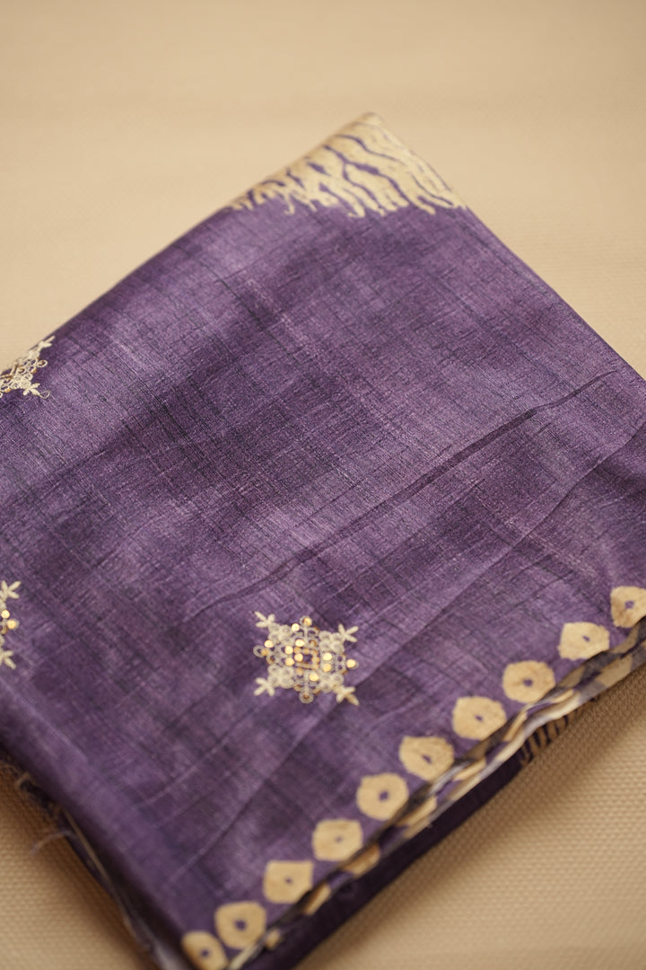 Semi Tussar Saree TSA0357