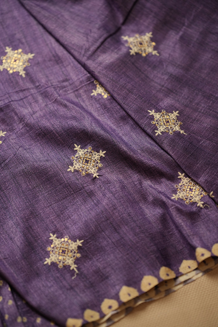 Semi Tussar Saree TSA0357