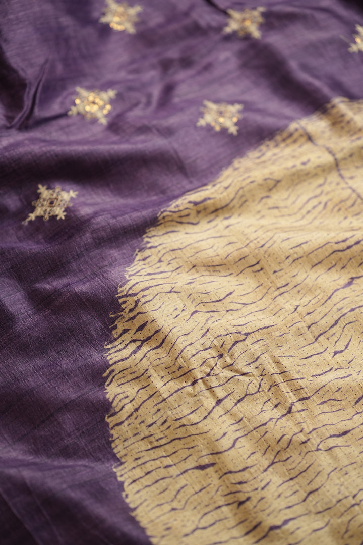 Semi Tussar Saree TSA0357