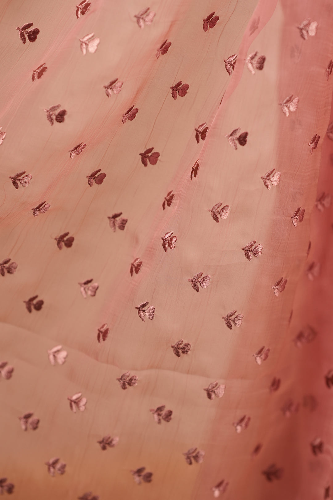 Crushed Chinnon Saree TSA0361