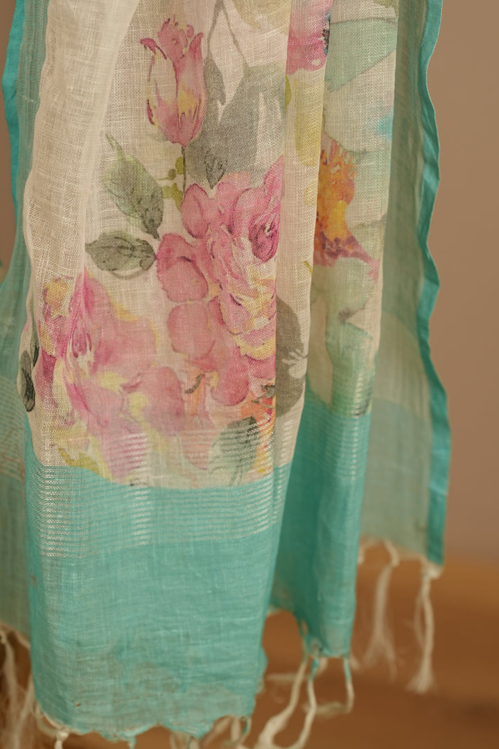 Linen Dupatta TDA0368