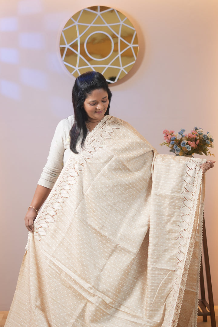 Semi Tussar Saree TSA5017