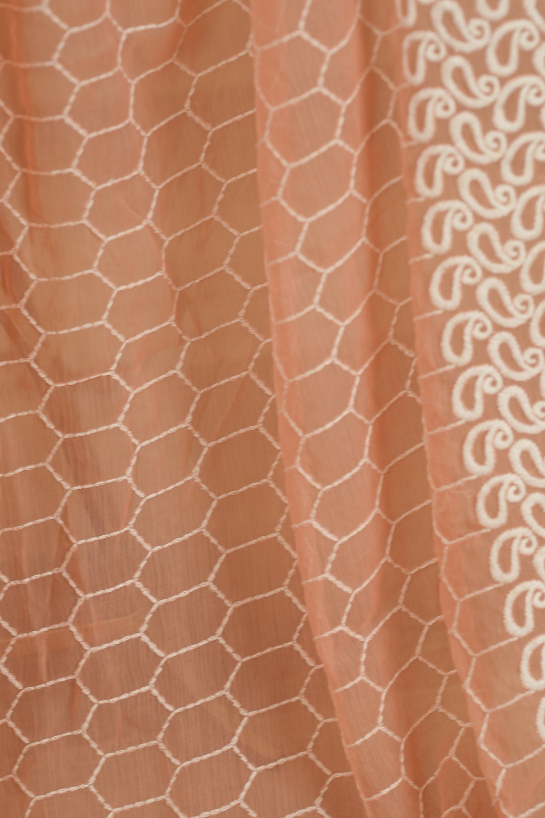 Crushed Chinon Dupatta TDA389