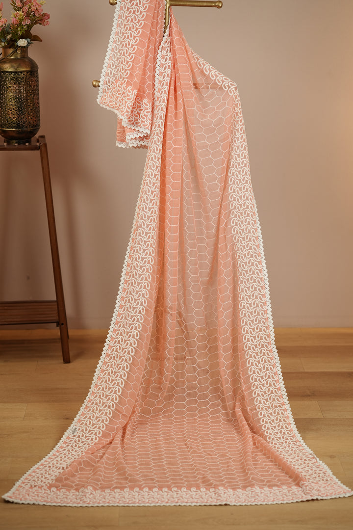 Crushed Chinon Dupatta TDA389