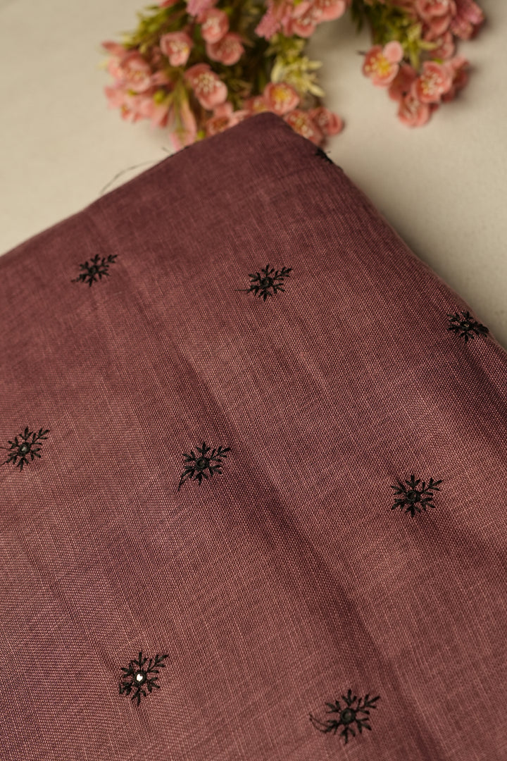 Linen Material TRF4655 Mauve