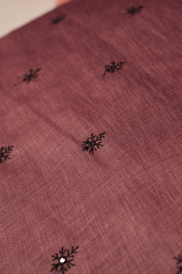 Linen Material TRF4655 Mauve