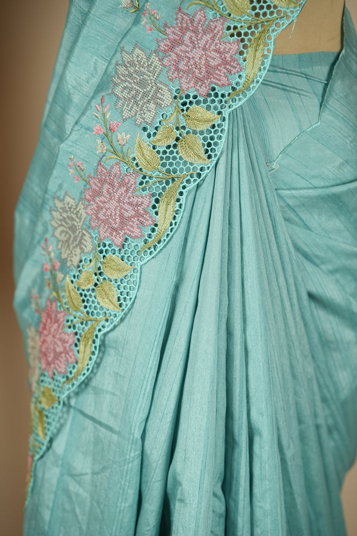Semi Tussar Saree TSA4895