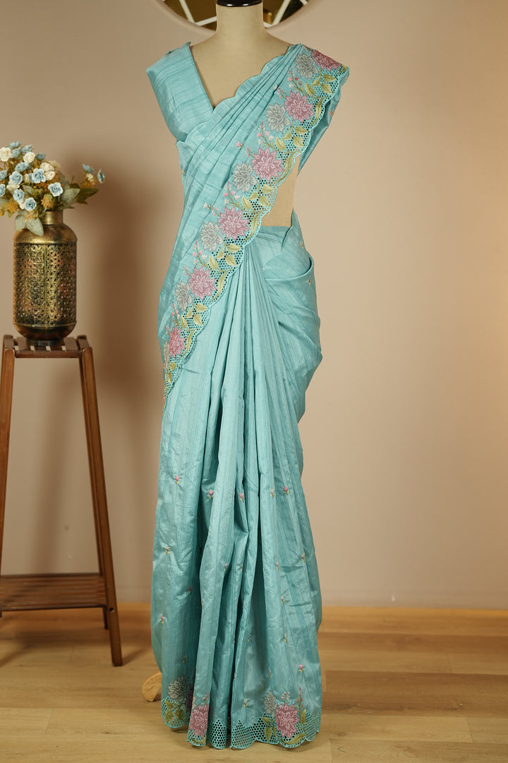 Semi Tussar Saree TSA4895