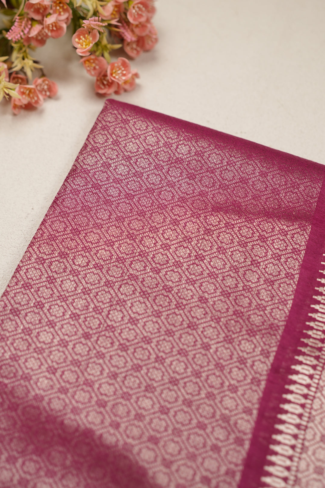 Linen Cotton Saree TSA929