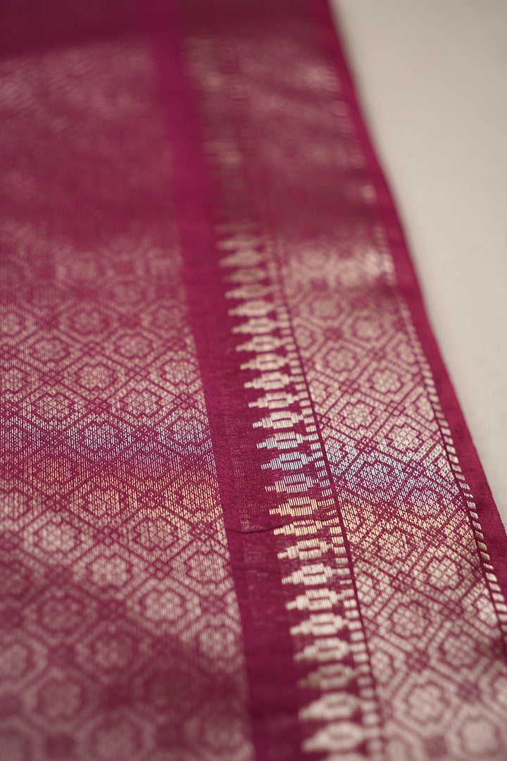 Linen Cotton Saree TSA929