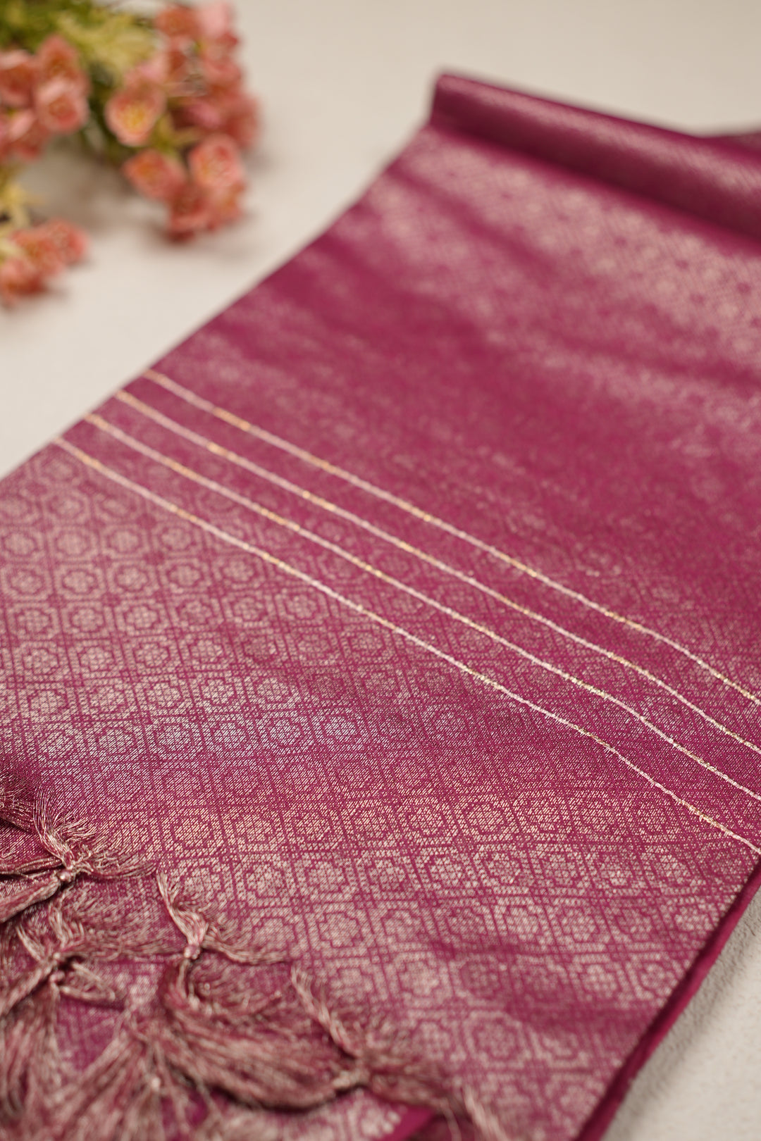 Linen Cotton Saree TSA929