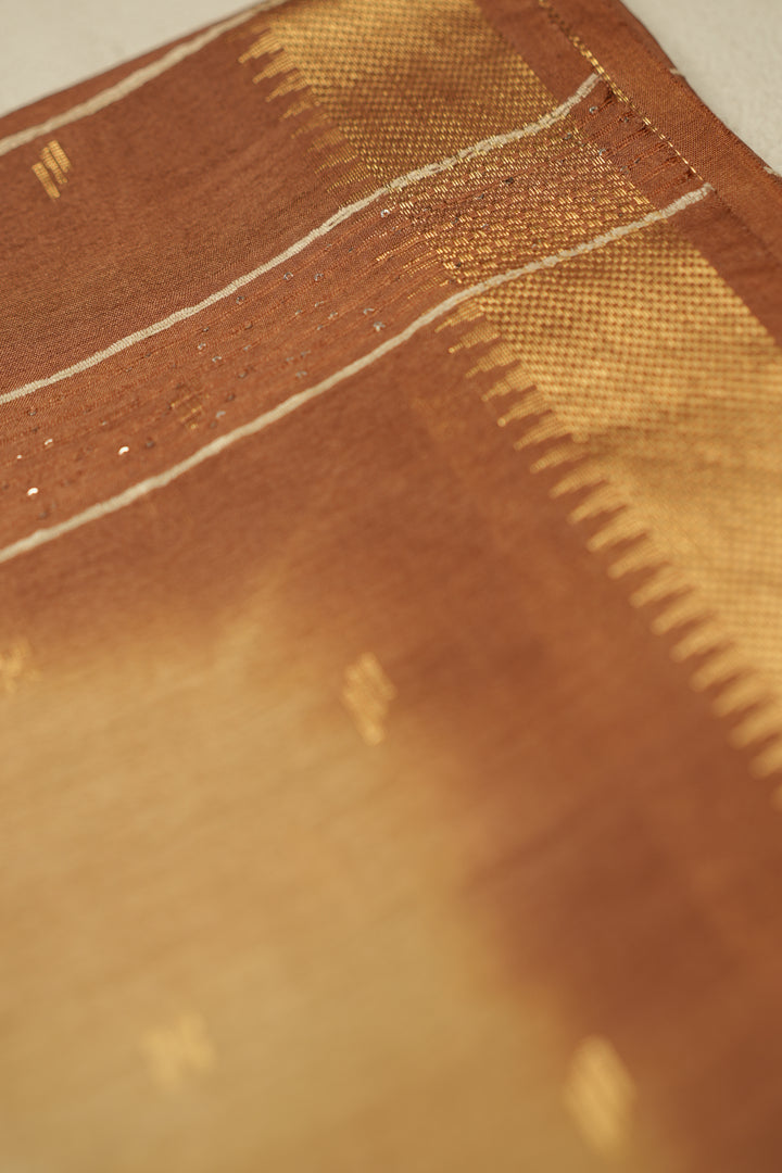 Linen Cotton Saree TSA928