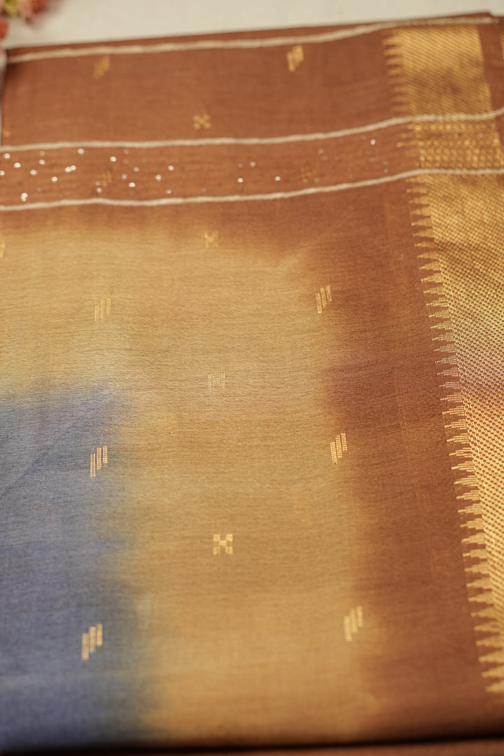 Linen Cotton Saree TSA928