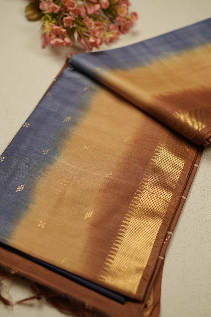 Linen Cotton Saree TSA928
