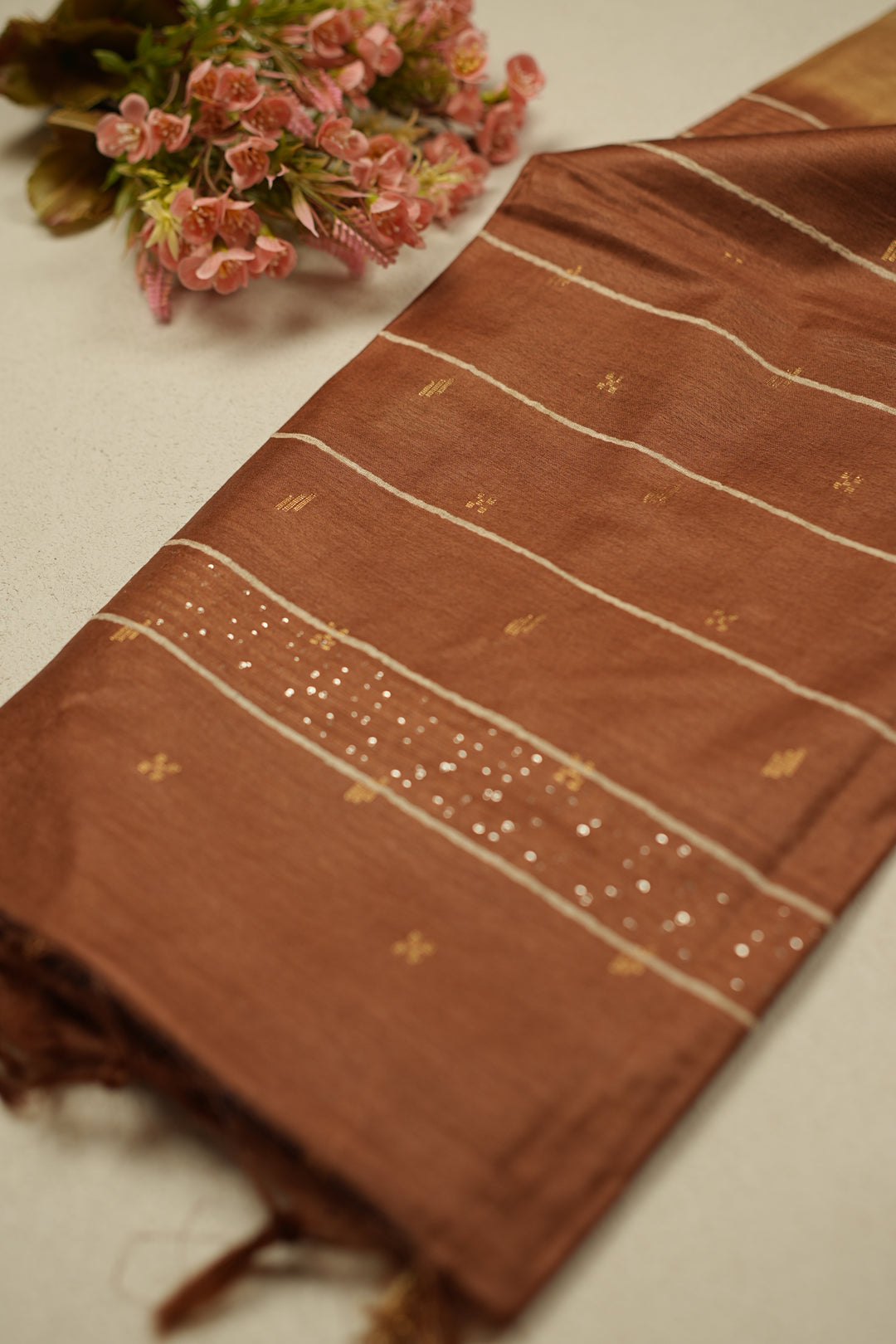 Linen Cotton Saree TSA928