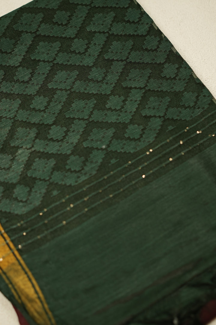 Linen Cotton Saree TSA933