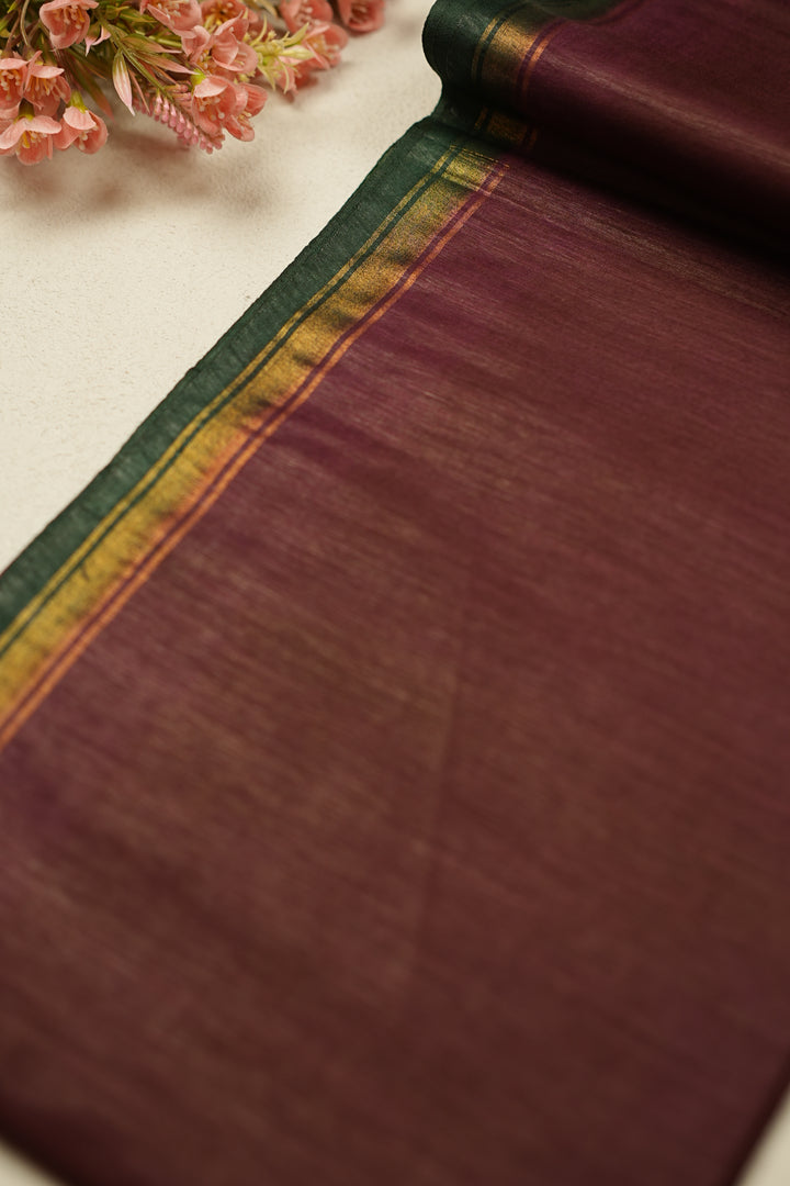 Linen Cotton Saree TSA933