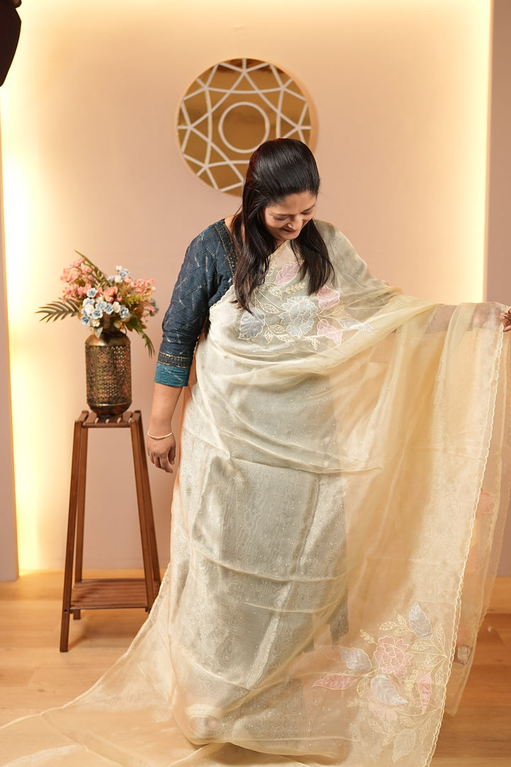 Organza Saree TSA4523