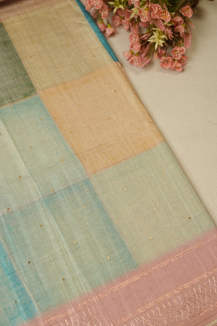 Semi Silk Saree TSA981