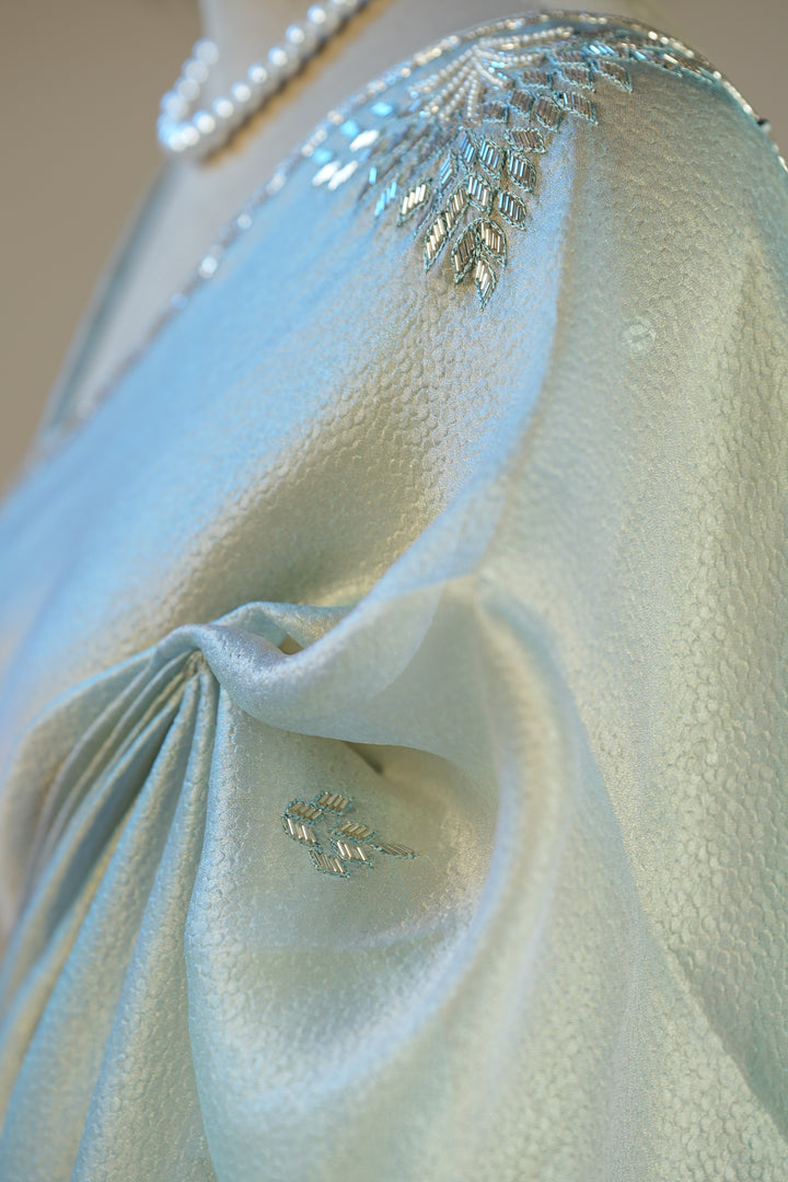 Crushed Tissue Saree TSA4525