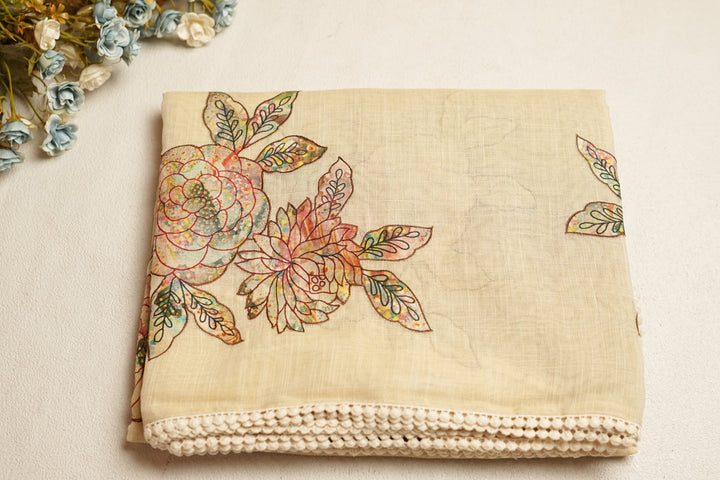 Linen Tissue Saree TSA006