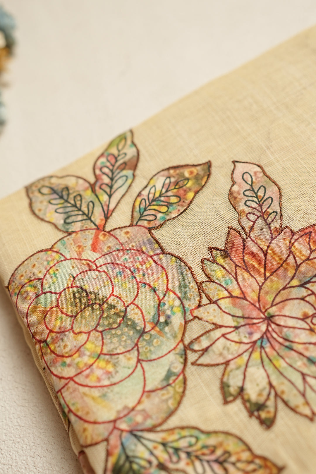 Linen Tissue Saree TSA006
