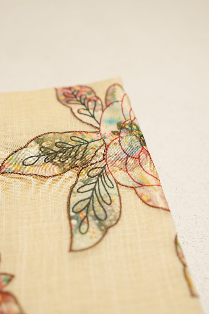 Linen Tissue Saree TSA006