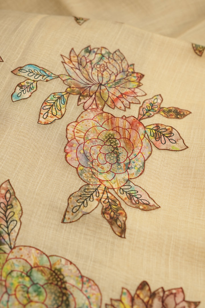 Linen Tissue Saree TSA006
