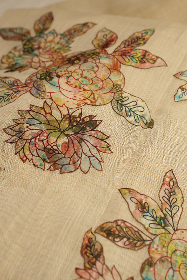 Linen Tissue Saree TSA006