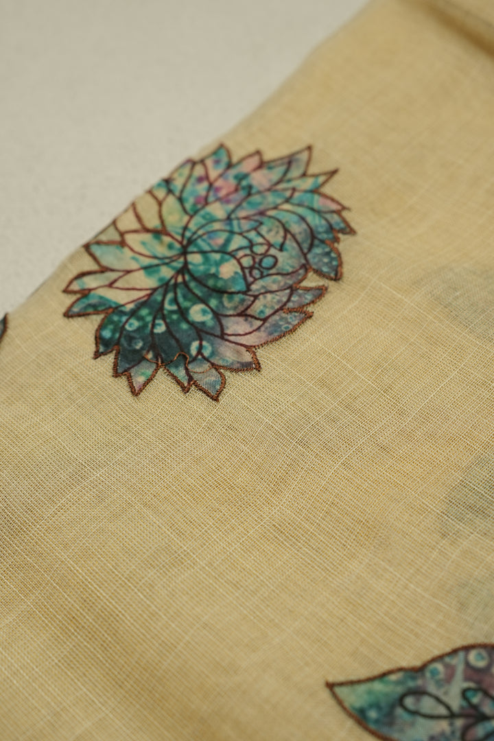 Linen Tissue Saree TSA013