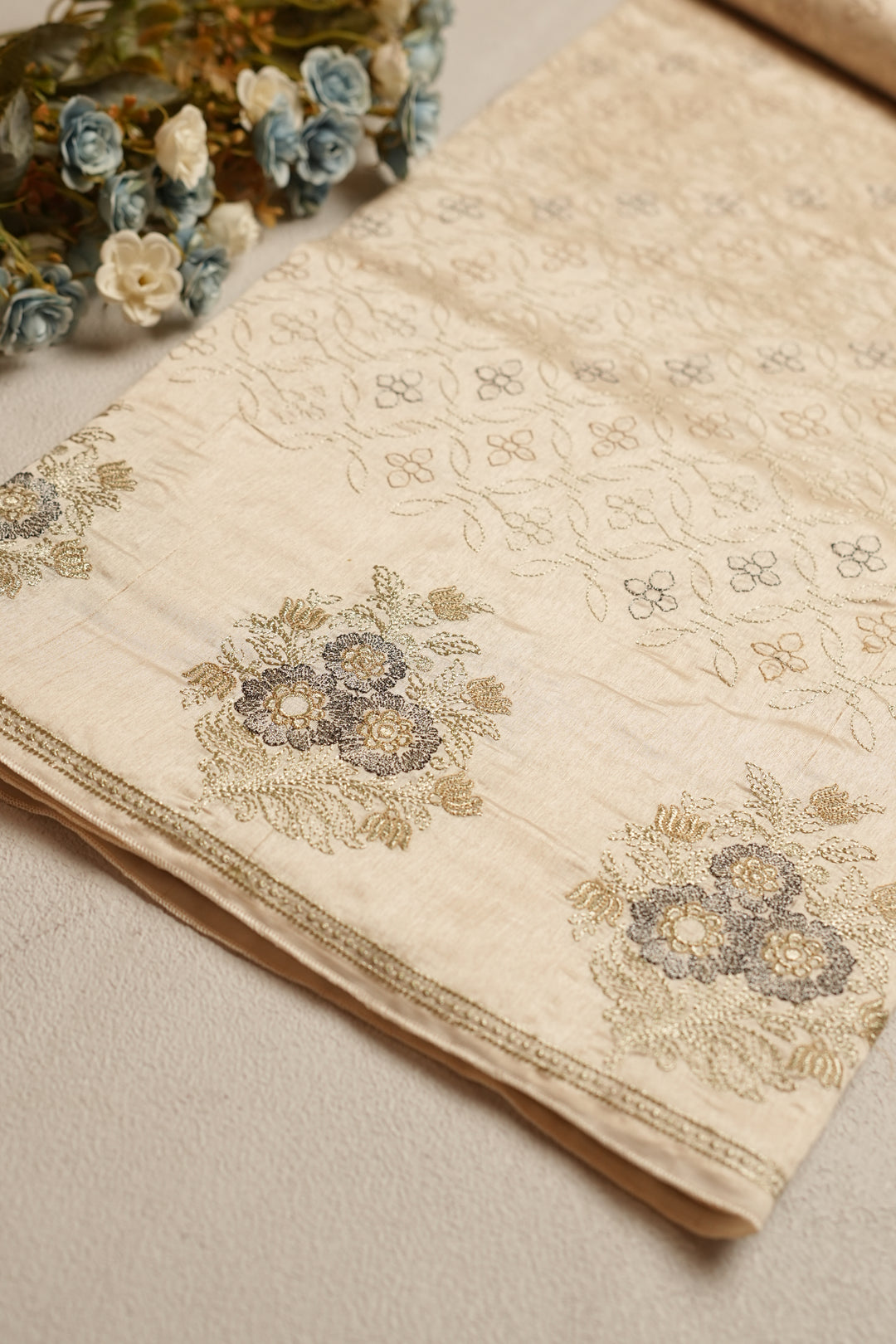Semi Tussar Saree TSA020
