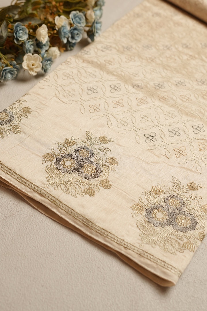 Semi Tussar Saree TSA020