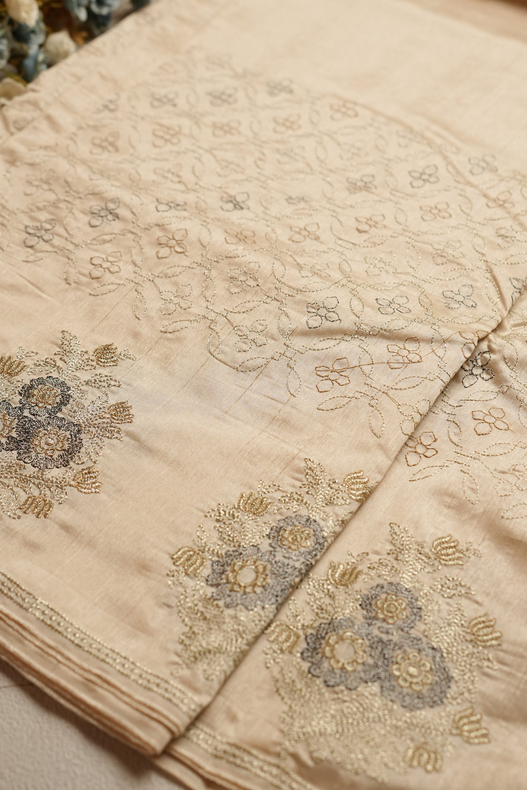 Semi Tussar Saree TSA020