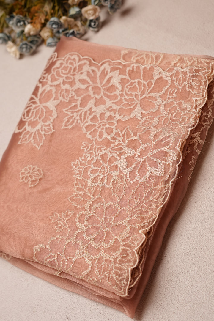 Glass Organza Saree TSA076