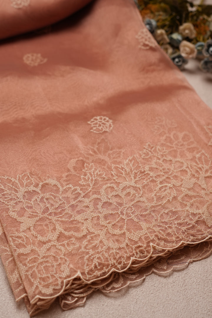 Glass Organza Saree TSA076