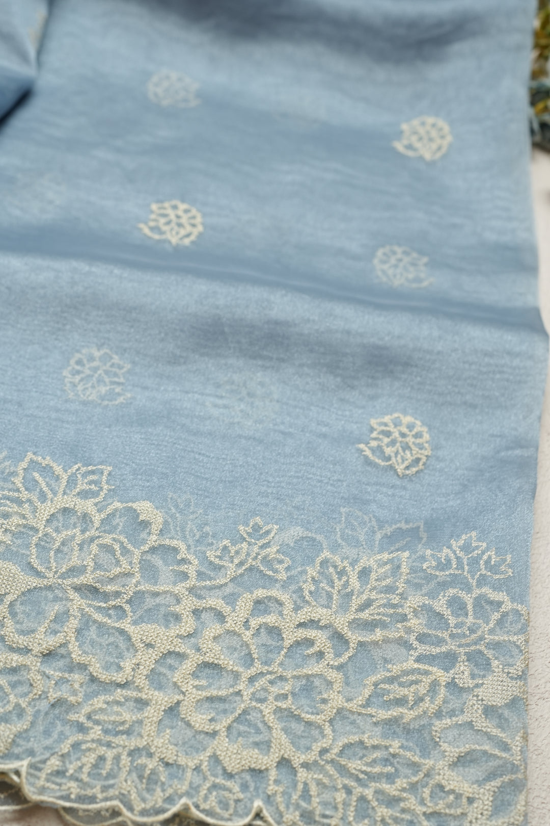 Glass Organza Saree TSA073