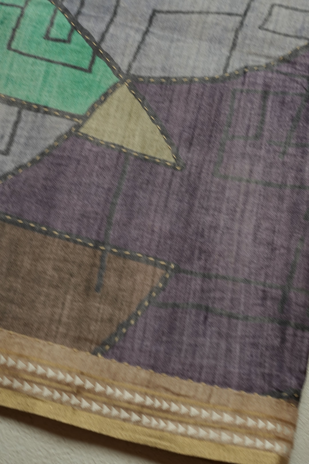 Semi Tussar Saree TSA091