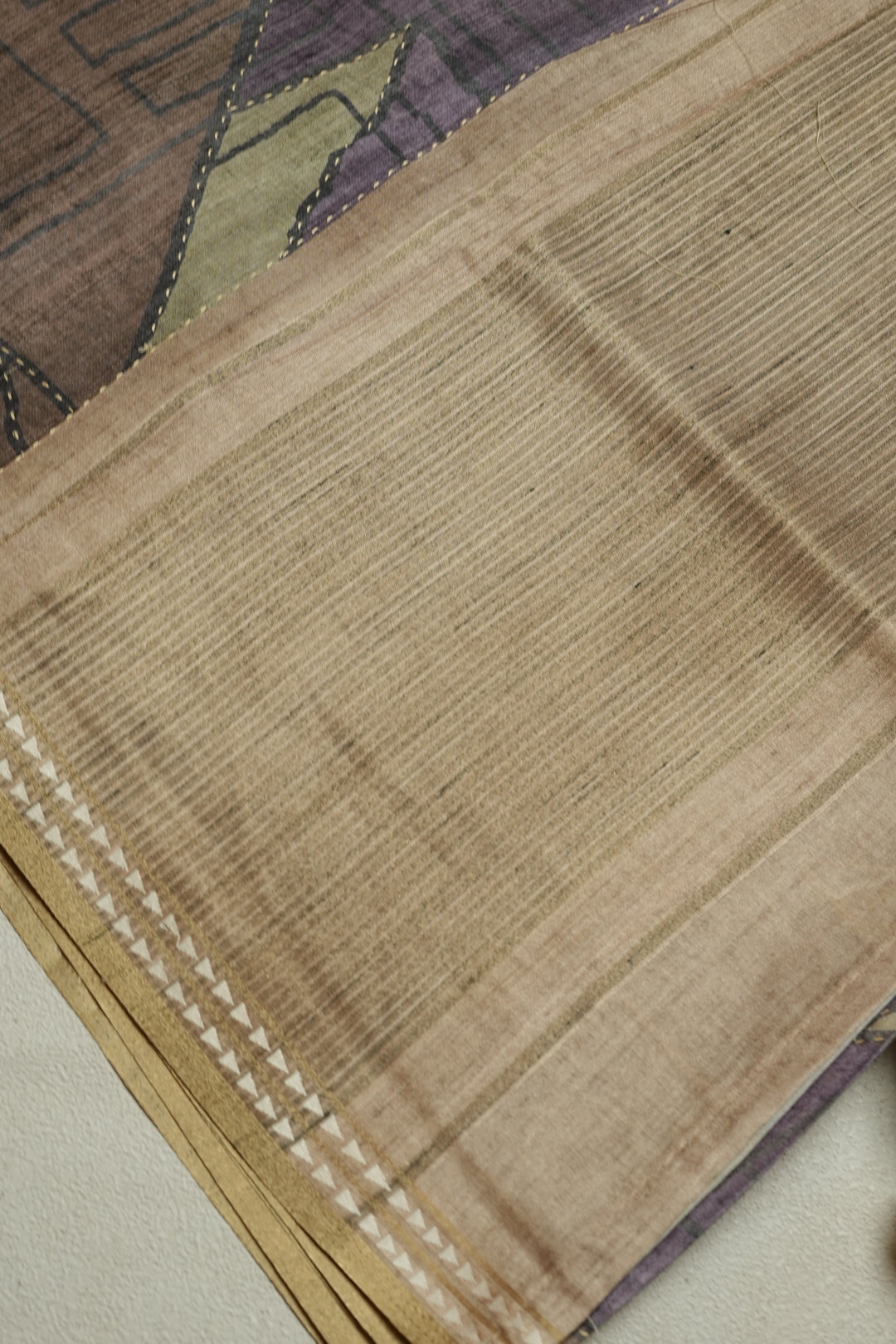 Semi Tussar Saree TSA091